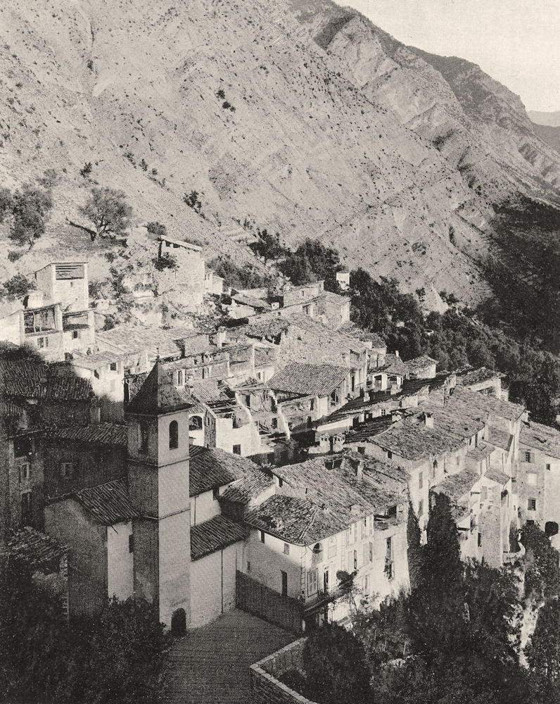 ALPES-MARITIMES. Le Touët-de-Beuil 1903 old antique vintage print picture